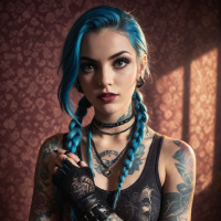 Blue hair images