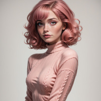 Pink hair avatars