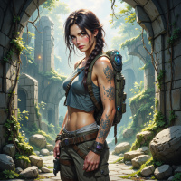 Avatar long hair