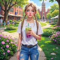 Avatar blonde hair