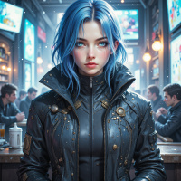 Avatar blue hair