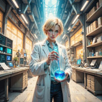 Avatar lab coat
