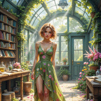 Книжный шкаф в фэнтезийном стиле