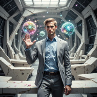 Сцена из научно-фантастического фильма