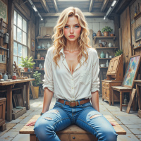 Avatar blonde hair