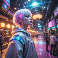 Фотки с девушкой. Игровая или дополненная реальность