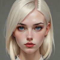 White hair images