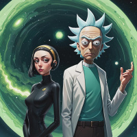 Картинка Рик Санчез. От изобретений до приключений Наследие Rick Sanchez.