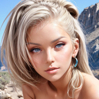 White hair images