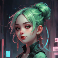 Green hair images