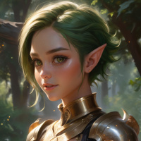 Green hair images