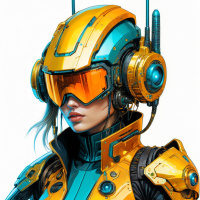 Futuristic armor avatars