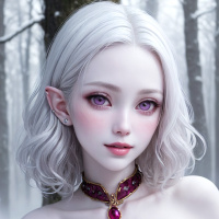 White hair images