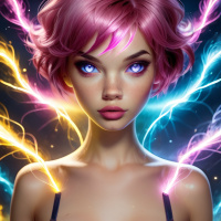 Pink hair images