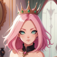 Pink hair avatars