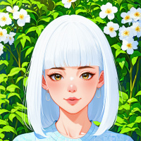 Avatar white hair