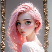 Pink hair images