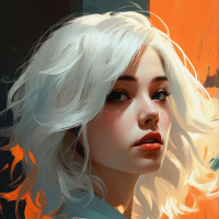 White hair images