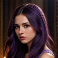 Purple hair images