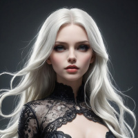 White hair images