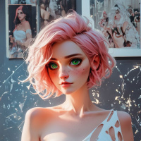 Avatar pink hair