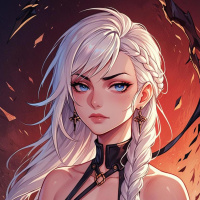 White hair images