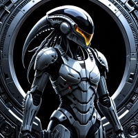 Futuristic armor avatars