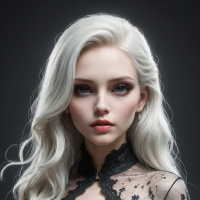 White hair images