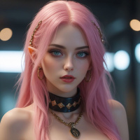 Pink hair avatars