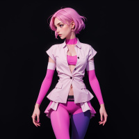 Pink hair images