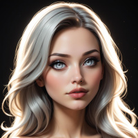 White hair images