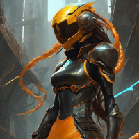 Futuristic armor avatars