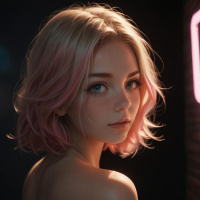 Pink hair avatars