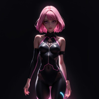 Pink hair avatars