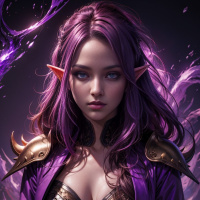 Purple hair images