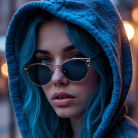 Blue hair images