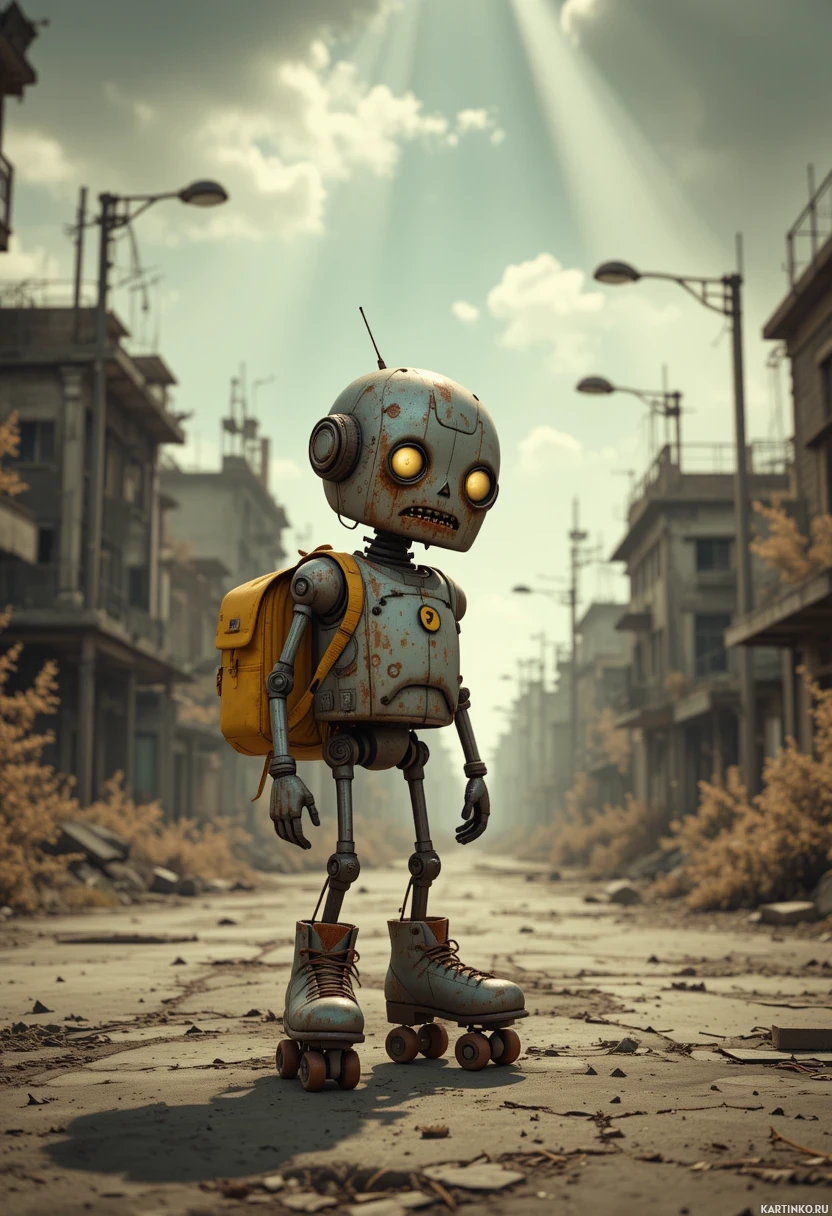 Робот научной фантастики в секретной миссии