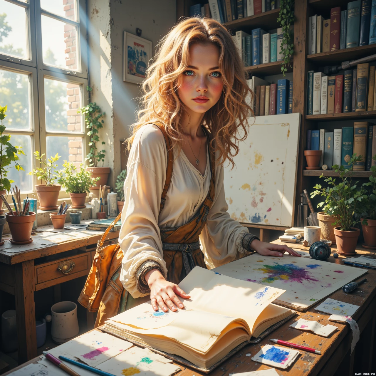 Уютная мастерская для любителей книг